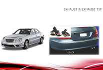 Mercedes E-class W211 2002–2009 Izpušni zaključki V1 (2 kos) fotografija 4