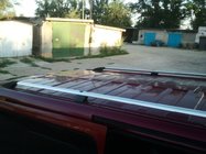 Renault Trafic 2001–2015 Kromirane strešne sani Dolga različica, plastični nosilci fotografija 7