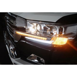 Veke za žaromete z LED (2016↗) Toyota Land Cruiser 200 2007–2021 fotografija 3