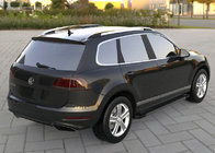 Volkswagen Touareg 2010–2018 Bočne stopnice Allmond Black (2 kos, aluminij) fotografija 3