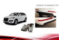 Audi Q7 2005–2015 Izpušni nastavki (2 kosa) fotografija 2