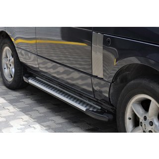 Stranske stopnice Allmond Grey (2 kosa, aluminij) fotografija 1