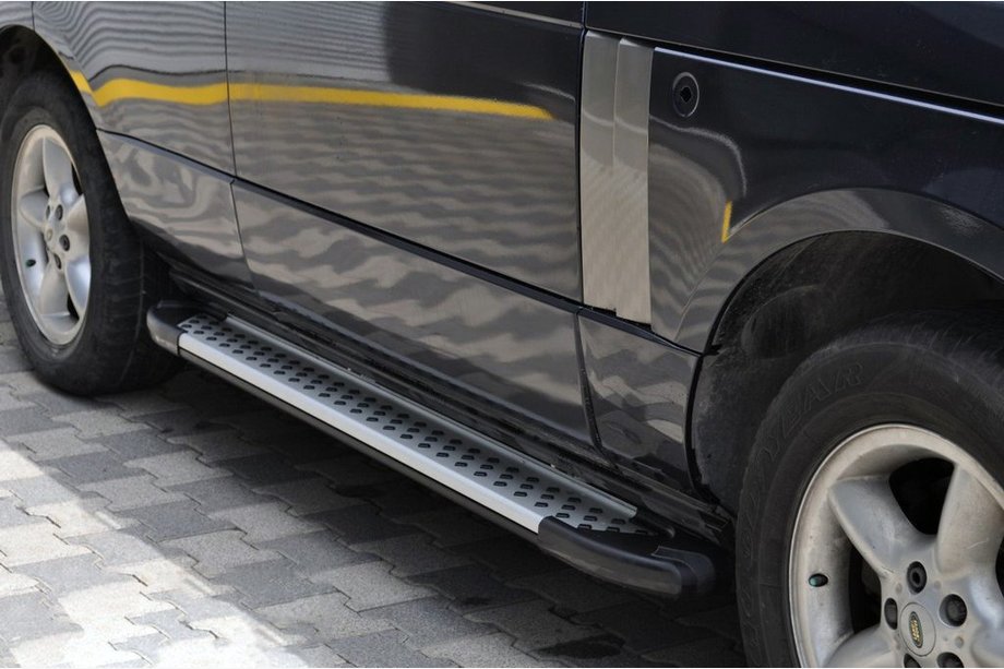 Range Rover III L322 2002–2012 Stranske stopnice Allmond Grey (2 kosa, aluminij) Image