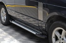 Range Rover III L322 2002–2012 Stranske stopnice Allmond Grey (2 kosa, aluminij) fotografija 1