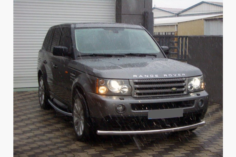 Range Rover Sport 2005–2013 Sprednji enojni zaščitni lok (inox) Image