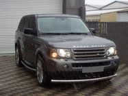 Range Rover Sport 2005–2013 Sprednji enojni zaščitni lok (inox) fotografija 1