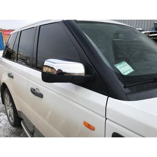Kromirani pokrovi vzvratnih ogledal (2 kosa, nerjaveče jeklo) Range Rover III L322 2002–2012 fotografija 2