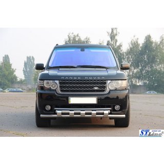 Sprednji zaščitni lok ST015 (nerjaveče jeklo) Range Rover III L322 2002–2012 fotografija 2