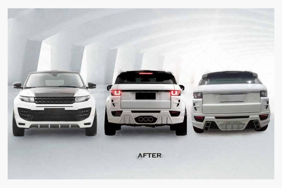 Range Rover Evoque 2012–2018 Tuning karoserijski komplet – komplet odbijačev (BodyKit-2) Image