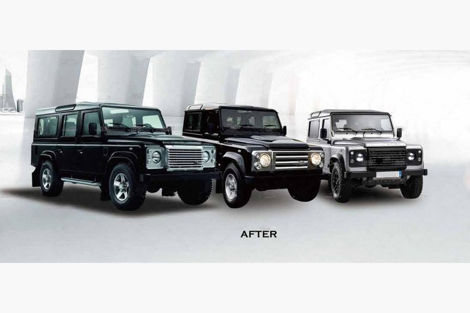 Land Rover Defender 1986–2016 Tuning komplet body kita Image