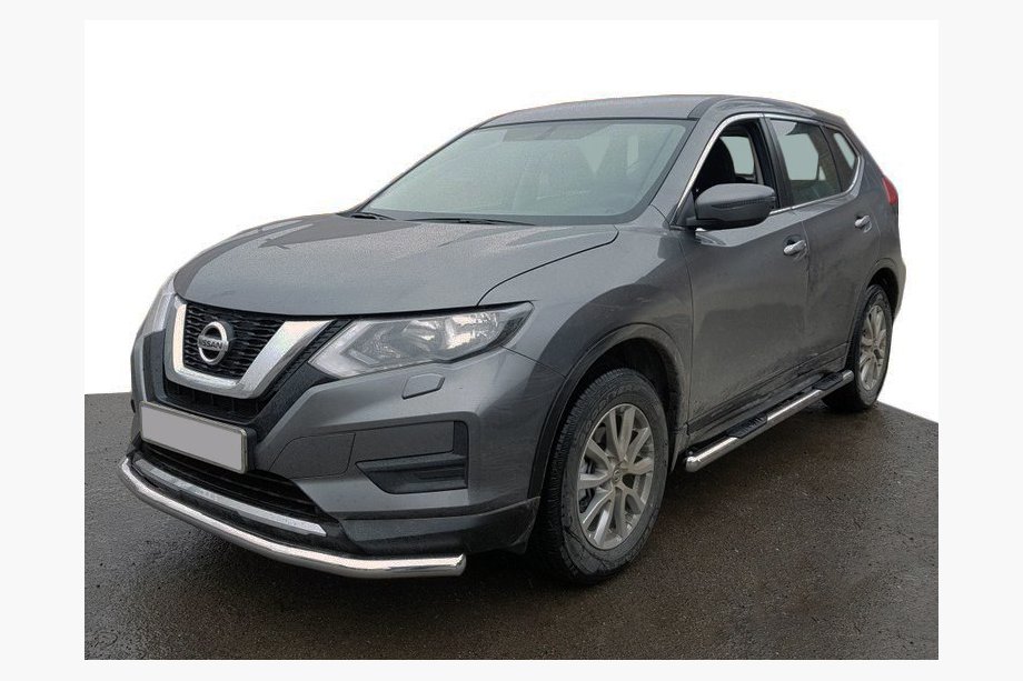 Nissan X-trail T32/Rogue 2014–2021 Sprednji zaščitni lok ST008 (nerjavno jeklo) Image