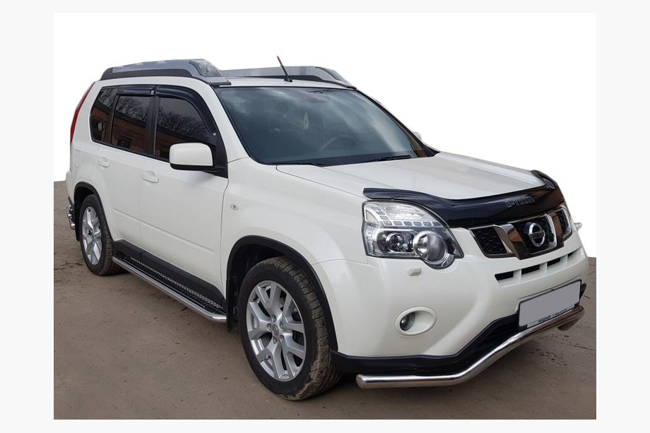 Nissan X-trail T31 2007–2014 Sprednji zaščitni lok ST007 (nerjavno jeklo) Image