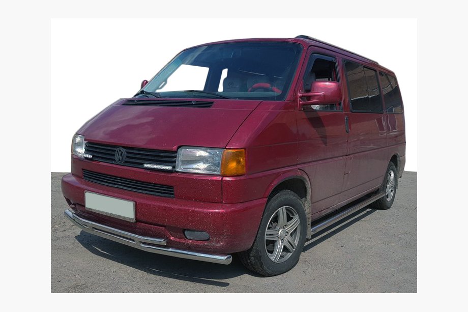 Volkswagen T4 Caravelle/Multivan 1990–2003 Sprednji zaščitni lok ST014 (nerjavno jeklo) 60/60 mm Fotografija 2