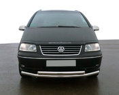 Volkswagen Sharan 1995–2010 Sprednji dvojni zaščitni lok ST014 (nerjavno jeklo) fotografija 1