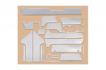 BMW serija 5 E34 1988–1995 Obloge armaturne plošče Aluminij fotografija 2