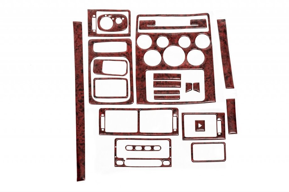Ford Connect 2002–2006 Okrasne letve za armaturno ploščo Les Image