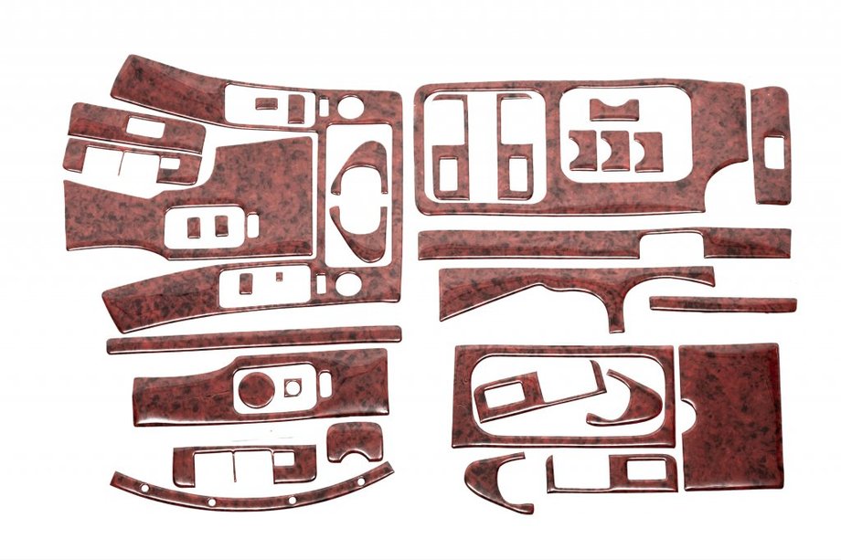 Nissan Navara 2006–2015 Notranje okrasne letvice armaturne plošče (36 delov) Image