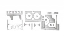 Citroen Berlingo 1996–2008 Okrasne obloge armaturne plošče v aluminijastem videzu Hartman (2003-2008) fotografija 1