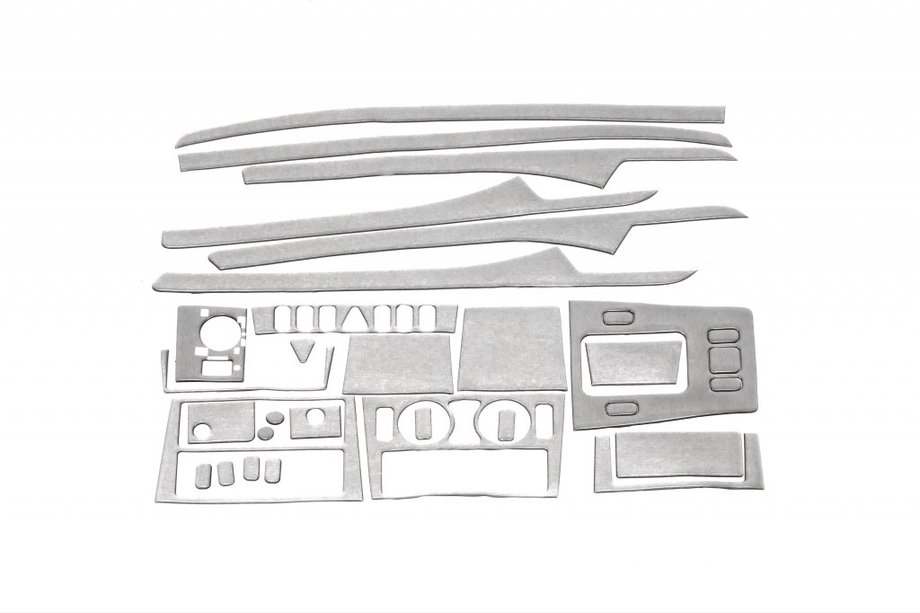 Mercedes C-class W202 1993–2001 Okrasne obloge armaturne plošče v aluminijastem videzu Hartman (1995-1997) Image