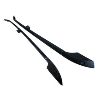Strešne sani črne (2 kosa, aluminij) Mitsubishi Grandis 2003–2011 fotografija 1