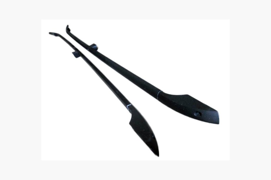 Mitsubishi Grandis 2003–2011 Strešne sani črne (2 kosa, aluminij) Image