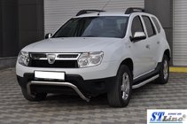 Dacia Duster 2008–2018 Sprednji zaščitni lok ST011 (nerj.) fotografija 2