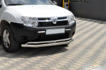Renault Duster 2008–2017 Sprednji zaščitni lok ST017 (nerjavno jeklo) fotografija 1