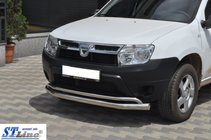 Renault Duster 2008–2017 Sprednji zaščitni lok ST017 (nerjavno jeklo) fotografija 2
