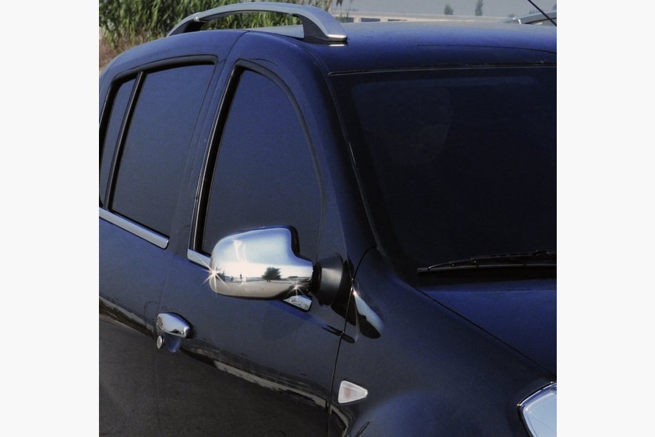 Dacia Logan MCV 2004–2014 Pokrovi ogledal (2 kosa) Carmos - kromirana plastika Image