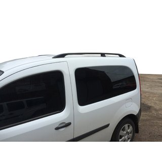 Črne strešne vzdolžne letve Renault Kangoo 2008–2020 fotografija 1