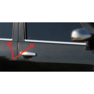 Zunanje okrasne letvice oken (4 kosi, nerjaveče jeklo) Renault Sandero 2007–2013 fotografija 4
