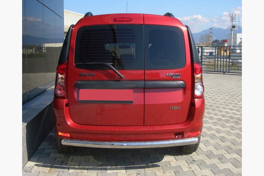Dacia Logan MCV 2004–2014 Zadnji zaščitni lok (nerjavno jeklo) Image