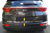 Kia Sportage 2015–2021 Letvica spodnjega roba prtljažnika (nerjavno jeklo) fotografija 1