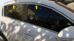 Kia Sportage 2010–2015 Zgornja obroba (4 kosi, nerjavno jeklo) fotografija 1