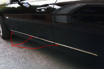 Mercedes razred C W204 2007–2015 ZNIŽANO! Nerjaveči pokrovi za vratne letvice fotografija 1