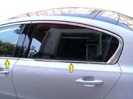 Peugeot 508 2010–2018 Spodnja obroba oken (Sedan, nerjavno jeklo) fotografija 1