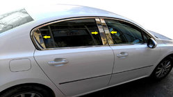 Peugeot 508 2010–2018 Pokrovi stebričkov (nerjavno jeklo) fotografija 1
