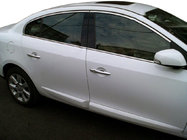 Renault Fluence 2009–2016 Zgornje okenske obrobe (4 kosi, nerjavno jeklo) fotografija 1