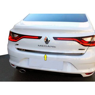 Kromirana obroba roba pokrova prtljažnika (Sedan, nerjaveče jeklo) Renault Megane IV 2016–2025 fotografija 1