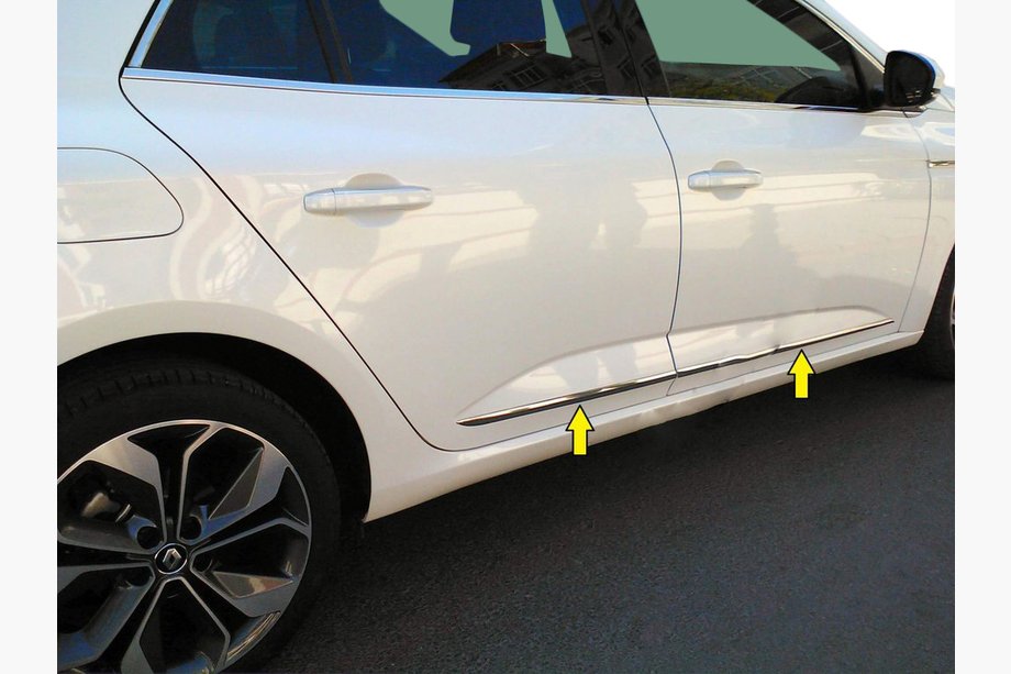 Renault Megane IV 2016–2025 Okrasna letev vrat (Sedan, nerjavno jeklo) Image