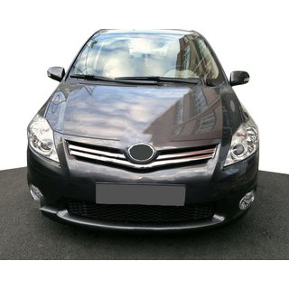 Okrasne letvice za masko (nerjavno jeklo) Toyota Auris 2007–2012