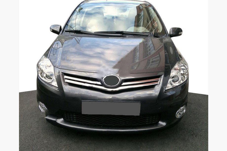 Toyota Auris 2007–2012 Okrasne letvice za masko (nerjavno jeklo) Image