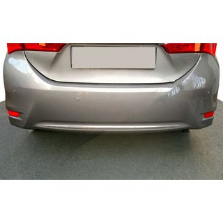 Rob zadnjega odbijača (nerjaveče jeklo) Toyota Corolla 2013–2019 fotografija 1