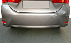 Toyota Corolla 2013–2019 Rob zadnjega odbijača (nerjaveče jeklo) fotografija 1