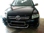 Volkswagen Touareg 2002–2010 Okrasne letvice za rešetko (4 kosi, nerjaveče jeklo) fotografija 1