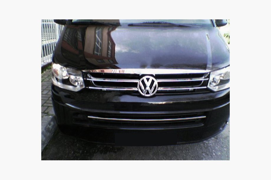 Volkswagen T5 2010–2015 Robna letvica za rob pokrova motorja (nerjavno jeklo) Fotografija 1