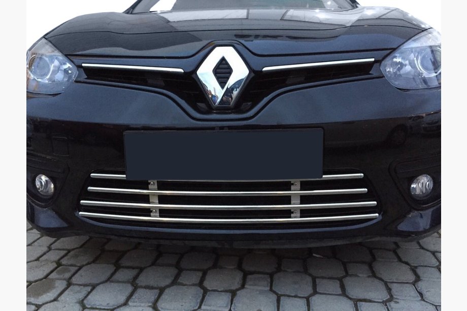 Renault Fluence 2009–2016 Enodelna mrežica v odbijaču (2013-2016, nerjavno jeklo) Image