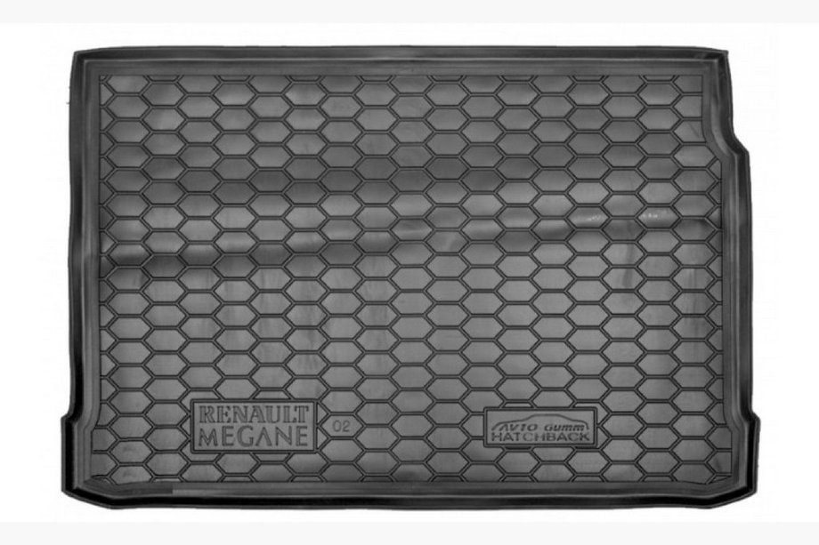 Renault Megane II 2004–2009 Gumijasta kadica za prtljažnik HB 2002+ (Autogumm, guma) Image