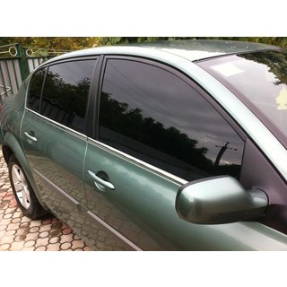 Zunanja okenska obroba (4 kosi, inox) Renault Megane II 2004–2009 fotografija 2