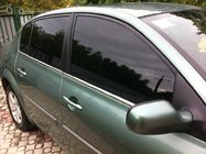 Renault Megane II 2004–2009 Zunanja okenska obroba (4 kosi, inox) HB, Carmos – turško nerjavno jeklo fotografija 2